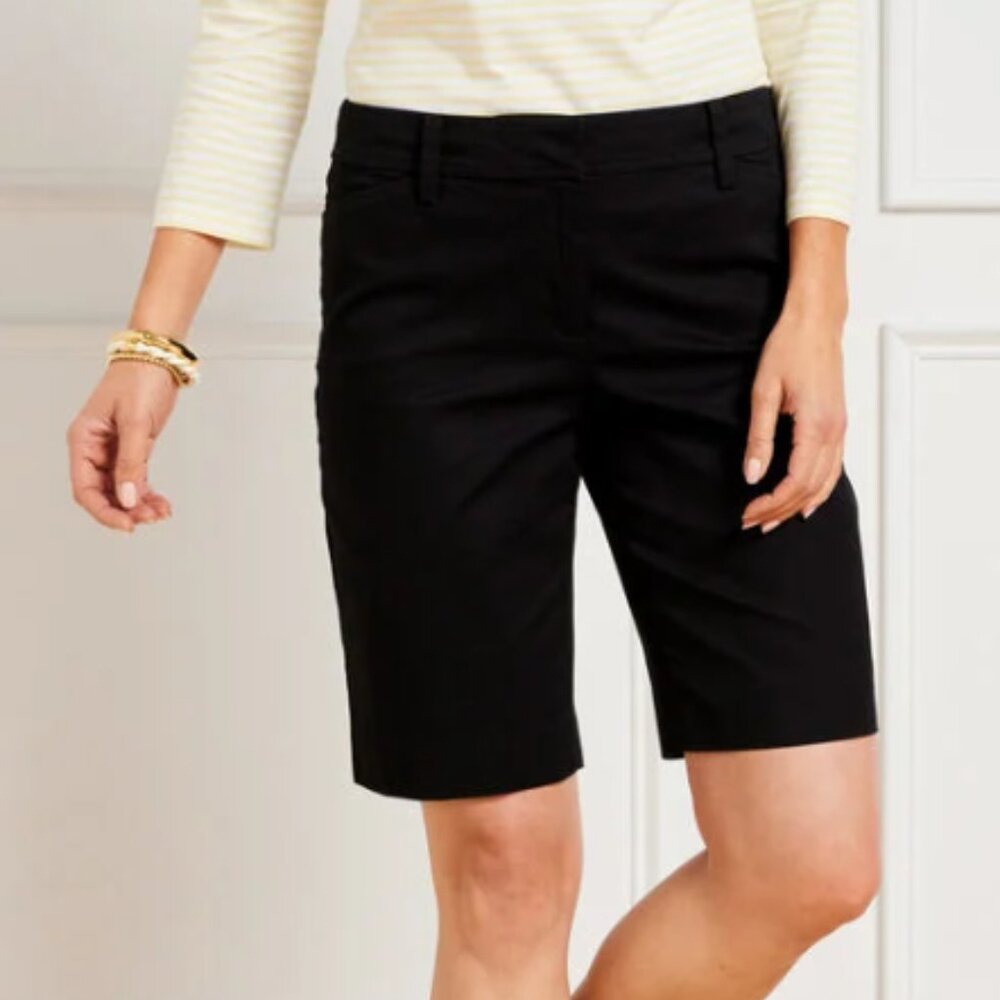 Talbots Perfect Shorts Black Size 14w